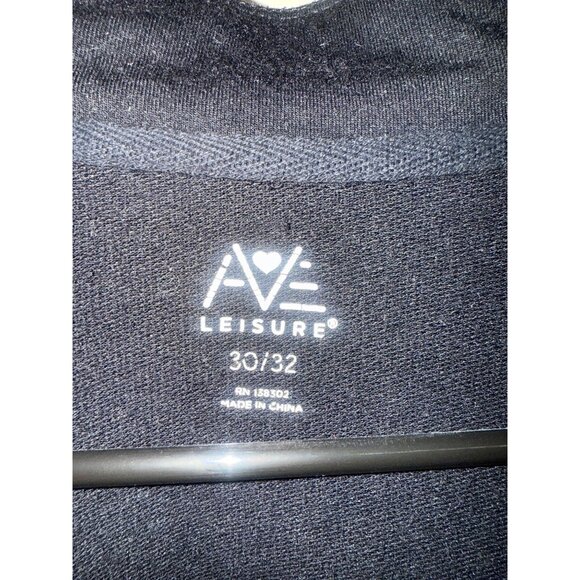 Ave Leisure Zip-Up Jacket Black 30/32 - Picture 7 of 8